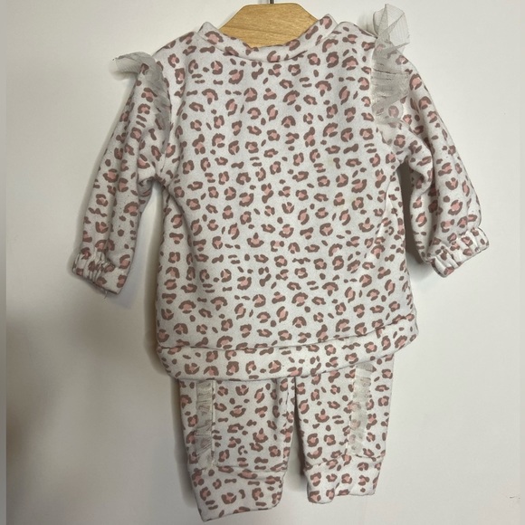 Nicole Miller Animal Print Matching Pant Suit - Picture 1 of 11